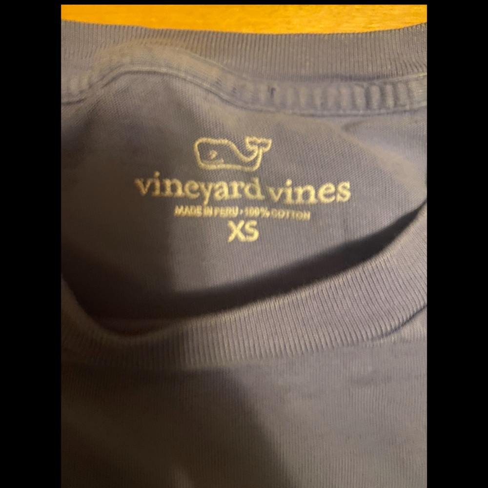 Vineyard Vines Men's Long Sleeve Shirt in Blue - Picture 3 of 3